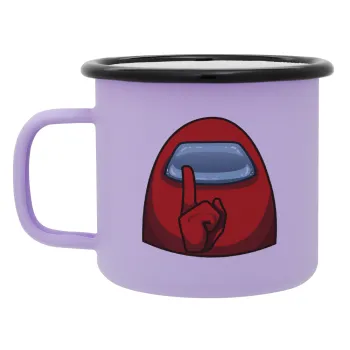 Among US, Κούπα Μεταλλική εμαγιέ ΜΑΤ Light Pastel Purple 360ml