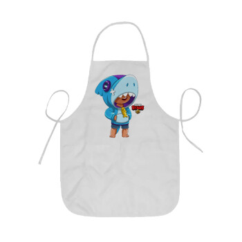 Brawl Stars Leon Shark, Ποδιά Σεφ ολόσωμη κοντή  Παιδική (44x62cm)