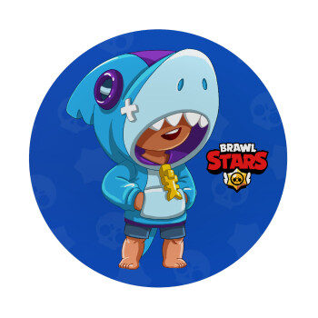 Brawl Stars Leon Shark, Mousepad Round 20cm