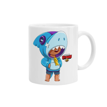 BrawlStars Leon Shark, Ceramic coffee mug, 330ml (1pcs)