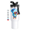 Mega Stainless steel Tumbler with lid, double wall 1,2L
