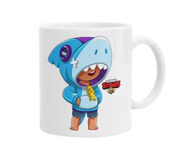 Brawl Stars Leon Shark — Κούπα, κεραμική, 330ml