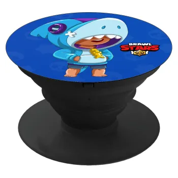 Brawl Stars Leon Shark, Phone Holders Stand  Μαύρο Βάση Στήριξης Κινητού στο Χέρι