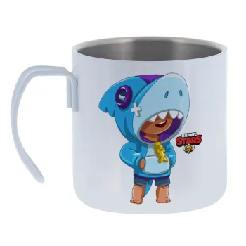Brawl Stars Leon Shark — Κούπα Ανοξείδωτη διπλού τοιχώματος 400ml