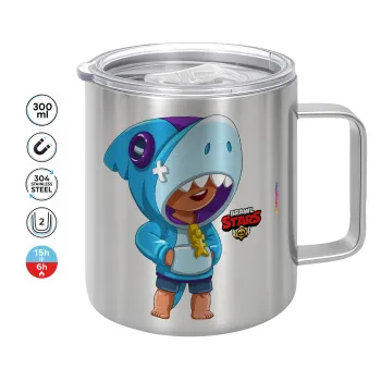 Brawl Stars Leon Shark, Κούπα Ανοξείδωτη διπλού τοιχώματος 300ml