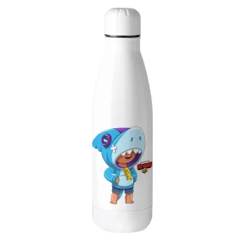 Brawl Stars Leon Shark, Μεταλλικό παγούρι θερμός (Stainless steel), 500ml