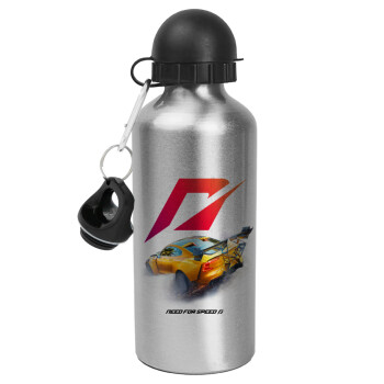 Need For Speed, Metallic water jug, Silver, aluminum 500ml