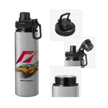Need For Speed, Metallic water bottle with safety cap, 850ml aluminum