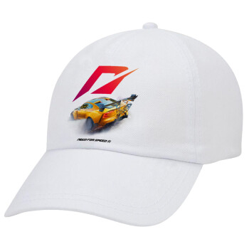 Need For Speed, Καπέλο ενηλίκων Jockey Λευκό (snapback, 5-φύλλο, unisex)