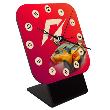 Need For Speed, Quartz Table clock in natural wood (10cm)