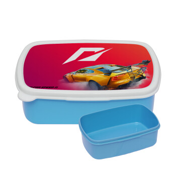 Need For Speed, ΜΠΛΕ παιδικό δοχείο φαγητού (lunchbox) πλαστικό (BPA-FREE) Lunch Βox M18 x Π13 x Υ6cm