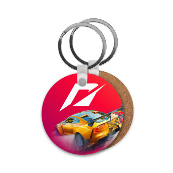 Need For Speed, Μπρελόκ Ξύλινο στρογγυλό MDF Φ5cm