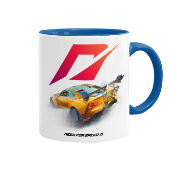 Need For Speed, Mug colored blue, ceramic, 330ml