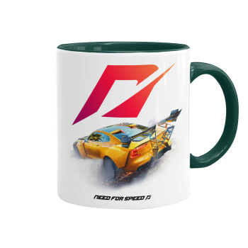 Need For Speed, Mug colored green, ceramic, 330ml