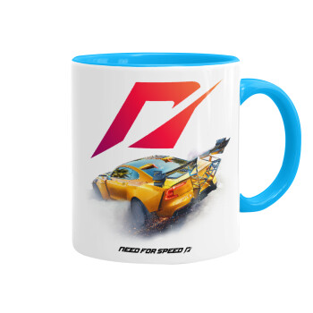 Need For Speed, Mug colored light blue, ceramic, 330ml