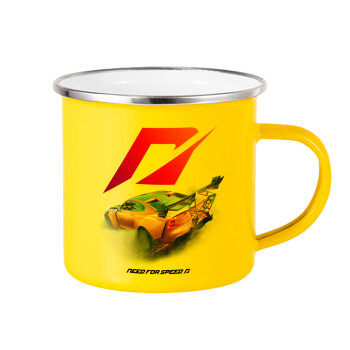 Need For Speed, Yellow Enamel Metallic Cup 360ml