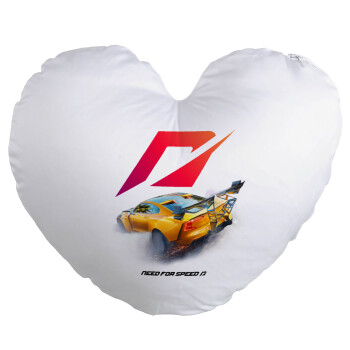 Need For Speed, Μαξιλάρι καναπέ καρδιά 40x40cm περιέχεται το  γέμισμα