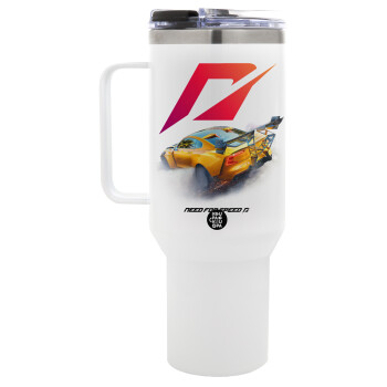 Need For Speed, Mega Stainless steel Tumbler with lid, double wall 1,2L
