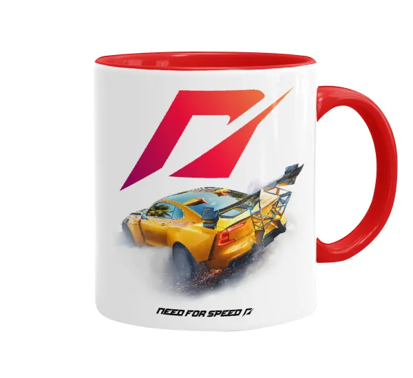 Need For Speed — Mug colored red, ceramic, 330ml