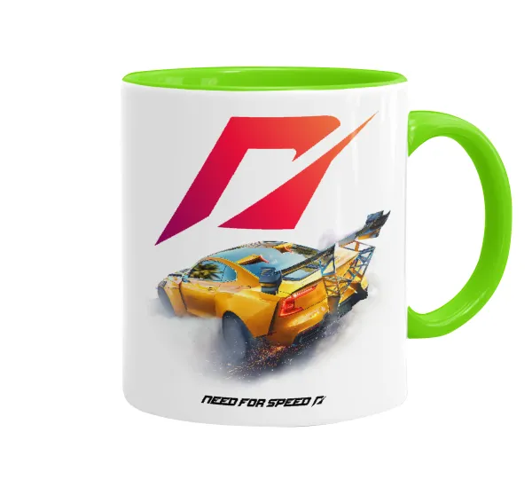 Need For Speed — Κούπα χρωματιστή βεραμάν, κεραμική, 330ml