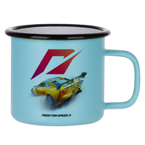 Need For Speed — Κούπα Μεταλλική εμαγιέ ΜΑΤ σιέλ 360ml