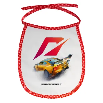 Need For Speed, Σαλιάρα μωρού αλέκιαστη με κορδόνι Κόκκινη