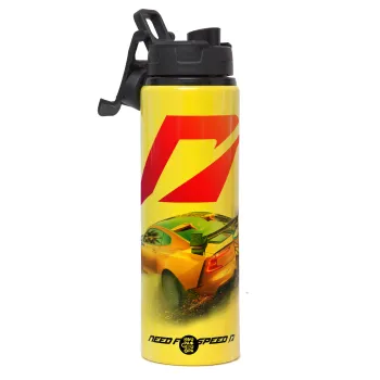 Need For Speed, Metallic water bottle with safety lid, 850ml aluminum