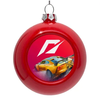 Need For Speed, Red Christmas tree ornament bauble 8cm