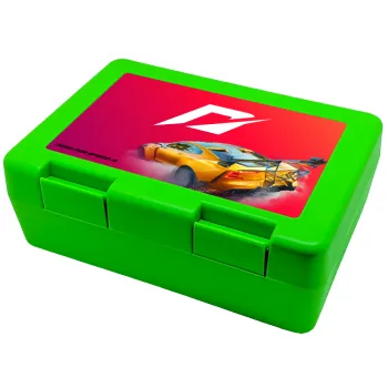 Need For Speed, Children's cookie container GREEN 185x128x65mm (BPA free plastic)