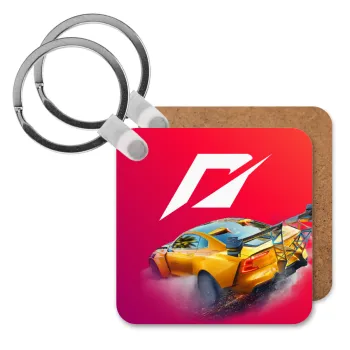 Need For Speed, Μπρελόκ Ξύλινο τετράγωνο MDF