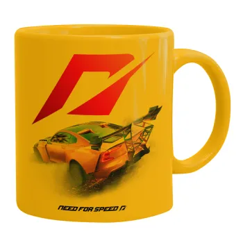 Need For Speed, Κούπα, κεραμική κίτρινη, 330ml