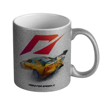 Need For Speed, Κούπα Ασημένια Glitter που γυαλίζει, κεραμική, 330ml