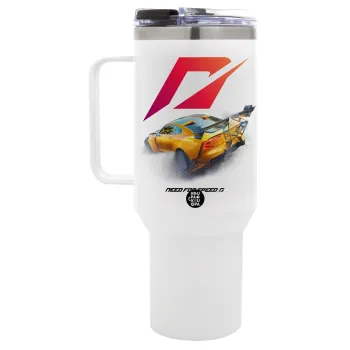 Need For Speed, Mega Stainless steel Tumbler with lid, double wall 1,2L