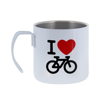 I love Bike, Mug Stainless steel double wall 400ml