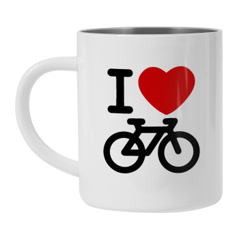 I love Bike, Κούπα Ανοξείδωτη διπλού τοιχώματος 300ml