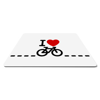 I love Bike, Mousepad rect 27x19cm