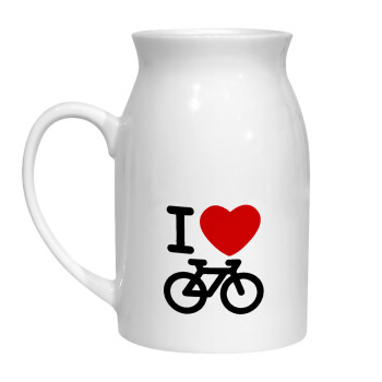 I love Bike, Milk Jug (450ml) (1pcs)