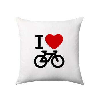 I love Bike, Μαξιλάρι καναπέ 40x40cm περιέχεται το  γέμισμα