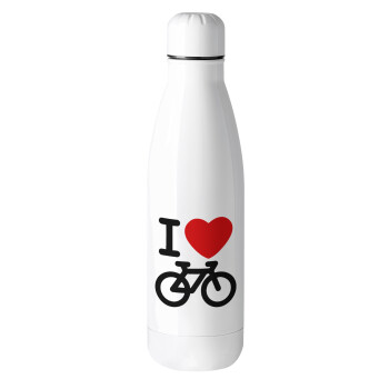 I love Bike, Metal mug thermos (Stainless steel), 500ml
