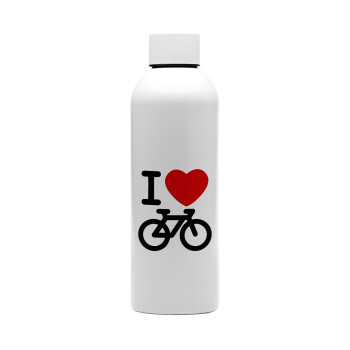 I love Bike, Μεταλλικό παγούρι νερού, 304 Stainless Steel 800ml
