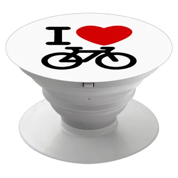 I love Bike, Phone Holders Stand  Λευκό Βάση Στήριξης Κινητού στο Χέρι