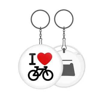 I love Bike, Μπρελόκ μεταλλικό 5cm με ανοιχτήρι