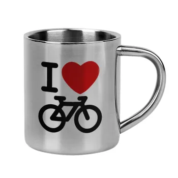 I love Bike, Κούπα Ανοξείδωτη διπλού τοιχώματος 300ml
