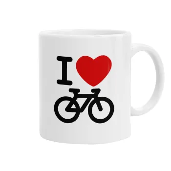 I love Bike, Κούπα, κεραμική, 330ml