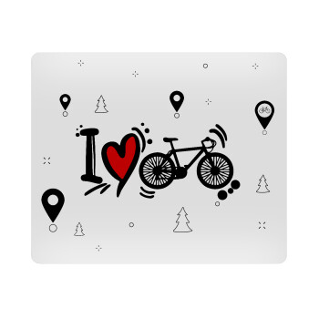 I love my bike, Mousepad ορθογώνιο 23x19cm