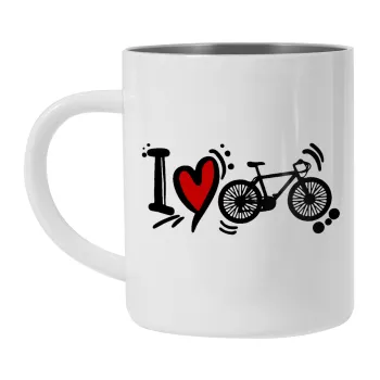 I love my bike, Κούπα Ανοξείδωτη διπλού τοιχώματος 300ml