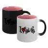 Κούπα Μαγική εσωτερικό ΡΟΖ, κεραμική 330ml που αλλάζει χρώμα με το ζεστό ρόφημα