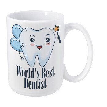 World's Best Dentist, Κούπα Mega, κεραμική, 450ml