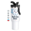 Mega Stainless steel Tumbler with lid, double wall 1,2L