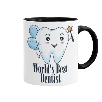 World's Best Dentist, Mug colored black, ceramic, 330ml